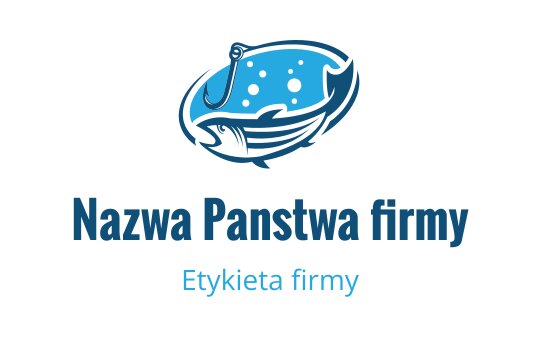 Nowoczesne niebieskie logo z stylizowaną gąbką w misce