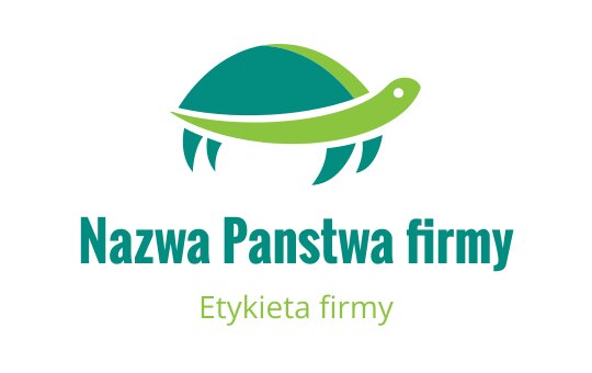 Nowoczesny projekt logo żółwia z zielonymi i turkusowymi elementami