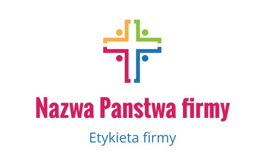 Kolorowy projekt logo krzyża z okrągłymi akcentami w żywych odcieniach