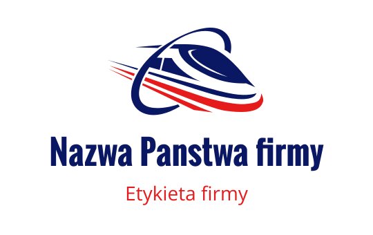 Dynamiczny projekt logo z elegancką sylwetką niebieskiej i czerwonej łodzi