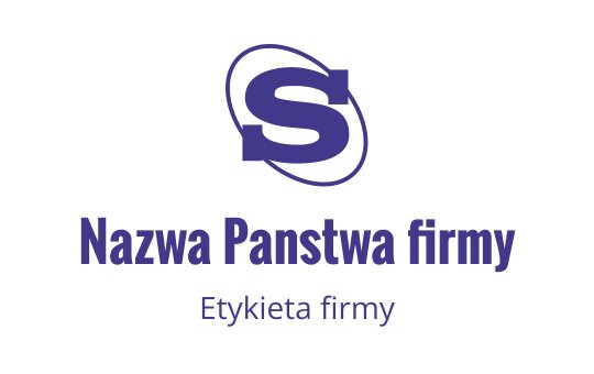 Nowoczesne fioletowe logo z stylizowaną literą "S" i okrągłymi elementami