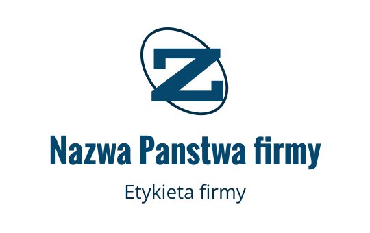 Nowoczesne niebieskie logo z stylizowaną literą Z i elementem orbity