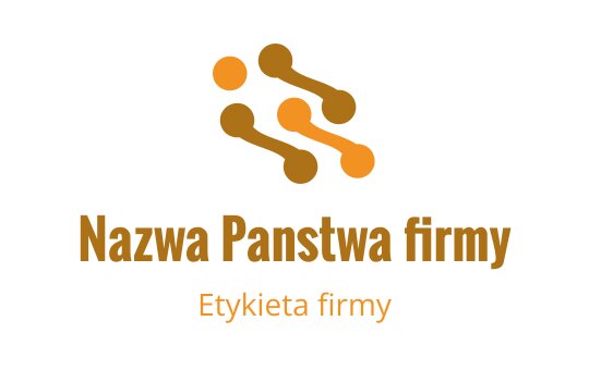 Nowoczesny projekt logo z połączonymi kropkami w ciepłych odcieniach