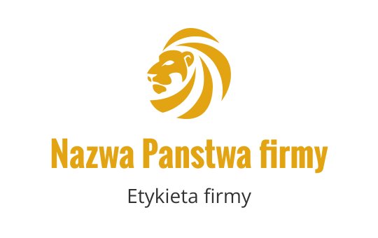 Złote logo lwa dla branży tygrysiej, charakteryzujące się odważnym i nowoczesnym stylem.