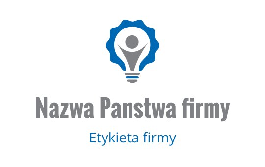 Kreatywne logo żarówki z postacią ludzką i elementami zębatymi