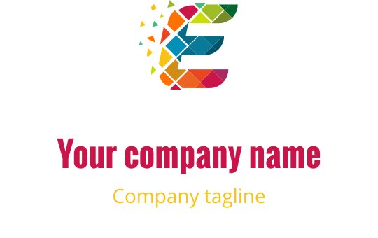 E logo