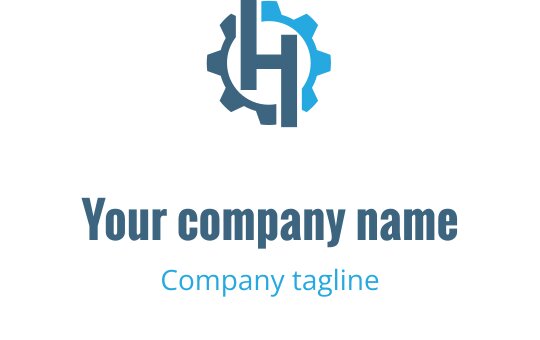 H logo