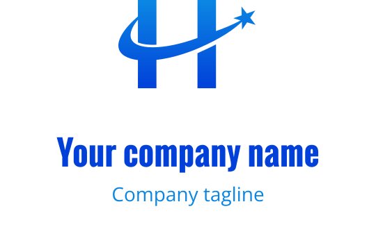 H logo