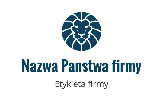 Turkusowe logo z stylizowanym lwem, symbolizującym siłę i odwagę w branży tygrysów.
